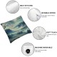 Ulloord Decorative Square Throw Pillow Cover After Silver View Tree Grove Outdoor Pillow Case for Couch Sofa Home Decoration