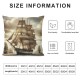 Ulloord Decorative Square Throw Pillow Cover Paintings Lake Pillow Case for Sofa Home Decoration