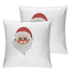 Ulloord Snowman Velvet Oblong Lumbar Plush Throw Pillow Cover/Shams Cushion Case - Decorative Invisible Zipper Design for Couch Sofa Pillowcase Only