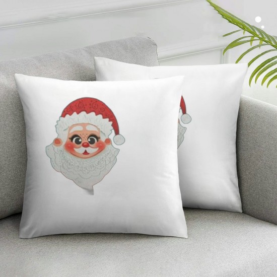 Ulloord Snowman Velvet Oblong Lumbar Plush Throw Pillow Cover/Shams Cushion Case - Decorative Invisible Zipper Design for Couch Sofa Pillowcase Only