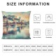 Ulloord Decorative Square Throw Pillow Cover Linen On South USA at Historic Homes Atlantic Parks Outdoor Residential Pillow Case for Couch Sofa Home Decoration