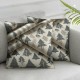 Ulloord Throw Pillow Cover Linen Baby Forest Tree Eve for Print On White Abstract Collection Textile Textures Basic Decorative Square Pillow Case for Couch Sofa Home Decoration