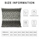 Ulloord Throw Pillow Cover Linen Floor Decor Gray Color Style Pattern Ornament Texture Abstract Textures Concept Decorative Square Pillow Case for Couch Sofa Home Decoration