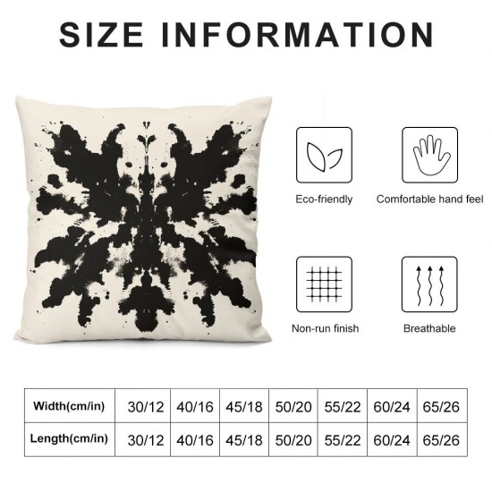 Ulloord Throw Pillow Cover Linen Dye Indigo Pattern Japanese Traditional Drawn White Textures Good Decorative Square Pillow Case for Couch Sofa Home Decoration