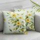 Ulloord Summer Pillow Covers Daisy Throw Pillow Covers Summer Yellow Outdoor Décor Cushion Case Decoration for Home Couch Chair Sofa