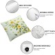 Ulloord Summer Pillow Covers Daisy Throw Pillow Covers Summer Yellow Outdoor Décor Cushion Case Decoration for Home Couch Chair Sofa