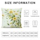 Ulloord Summer Pillow Covers Daisy Throw Pillow Covers Summer Yellow Outdoor Décor Cushion Case Decoration for Home Couch Chair Sofa