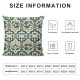 Ulloord Throw Pillow Cover Linen Floor Decor Gray Color Style Pattern Ornament Texture Abstract Textures Concept Decorative Square Pillow Case for Couch Sofa Home Decoration