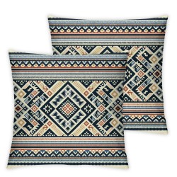 Ulloord Throw Pillow Cover Linen n Geometric Decoration Decorative Square Pillow Case for Couch Sofa Home Decoration