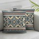 Ulloord Throw Pillow Cover Linen n Geometric Decoration Decorative Square Pillow Case for Couch Sofa Home Decoration