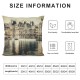 Ulloord Decorative Square Throw Pillow Cover Linen On South USA at Historic Homes Landmarks Atlantic Parks Outdoor Residential Pillow Case for Couch Sofa Home Decoration