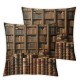 Ulloord Pillow Cover Page Textures Decorative Linen Throw Pillow Case for Sofa Car Bedding Decoration