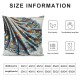 Ulloord Throw Pillow Covers, Endless Geometric Graphic Decorative Pillow Covers Digital Printing Linen Blended for Couch Sofa Bed Invisible Zipper