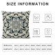 Pillow Covers , Beautiful Beige Pattern Double Sided Decorative Pillows Cases Throw Pillows Covers