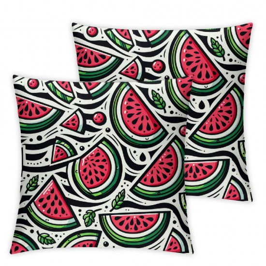 Ulloord Summer Pillow Covers Colorful and Decorative Double Sided Decorative Pillows Cases Pillows Covers