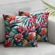 Ulloord  Spring Pillows Decorative Throw Pillow Covers , Abstract Tropical Floral Blossom Botanical Flower Garment Double Sided Square Pillow Cases Pillowcase Sofa Cushion