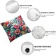 Ulloord  Spring Pillows Decorative Throw Pillow Covers , Abstract Tropical Floral Blossom Botanical Flower Garment Double Sided Square Pillow Cases Pillowcase Sofa Cushion