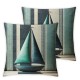 Ulloord Pillow Covers Ocean Throw Pillowcase Outdoor Home Decor Cushion Cover