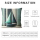 Ulloord Pillow Covers Ocean Throw Pillowcase Outdoor Home Decor Cushion Cover