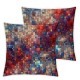 Ulloord Throw Pillow Covers Colorful Square Square Pillowcases for Home Decor Sofa Car Bedroom Aesthetic Art Painting Pillow case