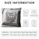 Ulloord Spring Summer Decorative Throw Pillow Cover Wood Garden Floral Decors Summer Spring Cushion case