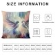 Ulloord Animal Throw Pillow Cushion Cover, Decorative Square Accent Pillow Case for Home Sofa Couch Decor Cushion Cover