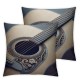 Ulloord Throw Pillow Covers Retro Guitar al Decorative Square Pillowcases Cushion Cover