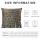 Ulloord Hopyeer helf Throw Pillow Cushion Cover tore Doodle Shelves Collection Bookcase Reading Club Pillow Cover Decor Sofa Desk Chair