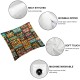 Ulloord Retro Background Our Throw Pillowcase Quote Words Square Cushion Cover Home Office Decorative(Our )