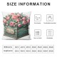 Ulloord Floral Throw Pillow Covers Pink Flowers Butterfly Pillow Covers Cushion Covers Sofa Bed Décor