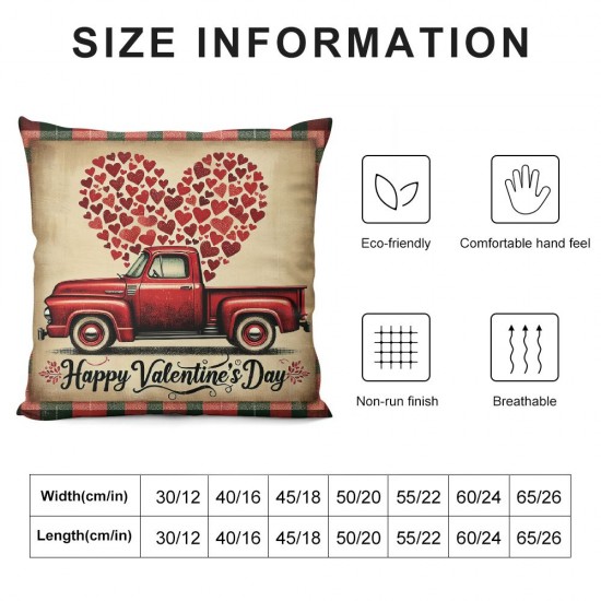 Ulloord Hopyeer Valentines Red Black Love Pillow Covers Decorative Red Lip Red Lover’s Cushion Case Sofa Spring Home Decor Pillowcase