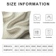 Ulloord Black Throw Pillow Covers,Cute Circle Fashion Decorative Pillow Covers Digital Printing Linen Blended for Couch Sofa Bed Invisible Zipper