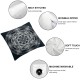 Ulloord Low Poly Throw Pillow Covers, Decorative Pillow Covers Digital Printing n Blended for Couch Sofa Bed Invisible Zipper