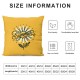 Ulloord Summer Pillow Covers Outdoor Pillow Covers Throw Pillow Covers Cushion Case Summer Outdoor Decoration for Sofa Home Car Couch