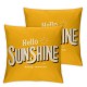 Ulloord Summer Pillow Covers Watercolor Daisy Throw Pillow Covers Summer Yellow Outdoor Décor Cushion Case Decoration for Home Couch Chair Sofa