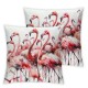 Ulloord Flamingos Pillowcases Abstract Animal Art Painting Pillow Case Decorative Throw Pillow Cover for Home Sofa Office