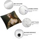 Ulloord Pillow Cases Oil Painting Elegant Woman Portrait Square Decorative Throw Pillow Cover Washable Pillowcase for Home Office Travel Bed Sofa