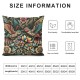 Ulloord Throw Pillow Covers Butterfly with Flowers Design Square Pillowcase for Home Decor Sofa Car Bedroom Pillow case