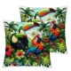 Ulloord Throw Pillow Covers Bird Summer Design Square Pillowcase for Home Decor Sofa Car Bedroom Pillow case