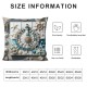 Ulloord Throw Pillow Covers Sailing Boats Design Square Pillowcase for Home Decor Sofa Car Bedroom Pillow case