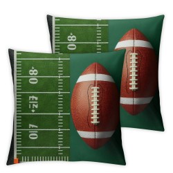 Ulloord Throw Pillow Covers American Football Field Design Square Pillowcase for Home Decor Sofa Car Bedroom Pillow case