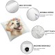 Ulloord Throw Pillow Covers Dog with Flower Design Square Pillowcase for Home Decor Sofa Car Bedroom Pillow case