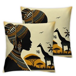 Ulloord Throw Pillow Covers Women and Square Pillowcase for Home Decor Sofa Car Bedroom Pillow case