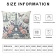 Ulloord Throw Pillow Covers Vintage Paris Eiffel Tower with Floral Butterfly Square Pillowcase for Home Decor Sofa Car Bedroom Pillow case