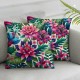 Ulloord Forest Colorful Flowers Throw Pillow Covers Wild Floral Painitng Pillow Case Pillowcases for Home Decor Sofa Outdoor