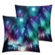 Ulloord Pillowcases Blue Pink Art Design Pillow Case Decorative Throw Pillow Cover for Home Sofa Office