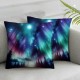 Ulloord Pillowcases Blue Pink Art Design Pillow Case Decorative Throw Pillow Cover for Home Sofa Office