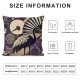 Ulloord Square Throw Pillow Covers Japan Cranes Handball Hand Fan Chrysanthemums Design Pillow Cases Decorative for Home Bedroom Sofa Pillowcases Standard Size