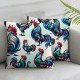 Ulloord Square Throw Pillow Covers Pretty Colorful Chickens Pillow Cases Decorative for Home Bedroom Sofa Watercolor Roosters Farm Animal Creative Painting Pillowcases Standard Size