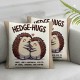 Ulloord Square Throw Pillow Covers Cute Hedgehogs Hugging Each Other Pillow Cases Decorative for Home Bedroom Sofa Cartoon Forest Animal Hand Drawn Painting Pillowcases Standard Size